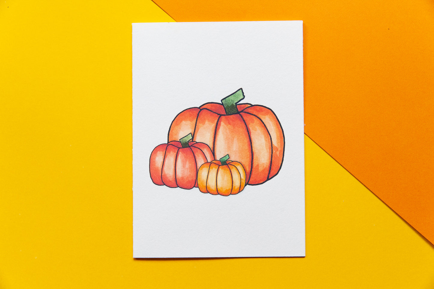 Blank Fall Notecard Set - 3 Cards