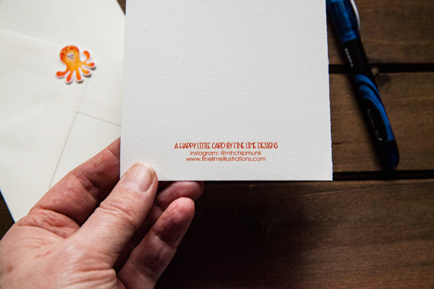 Octopus Greeting Card