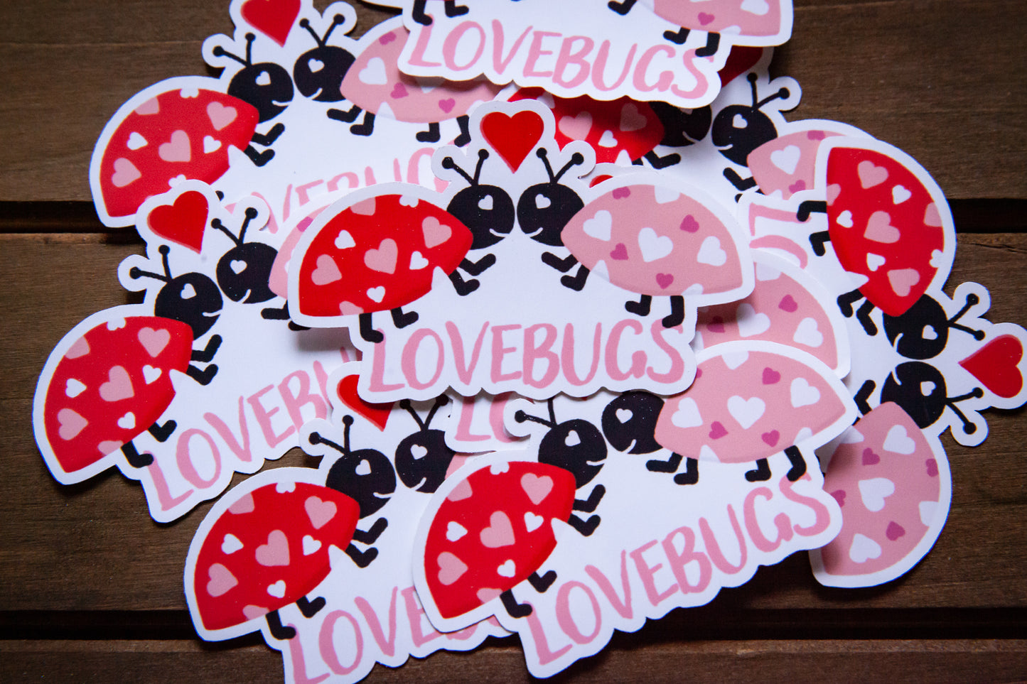 Lovebugs Die Cut Sticker