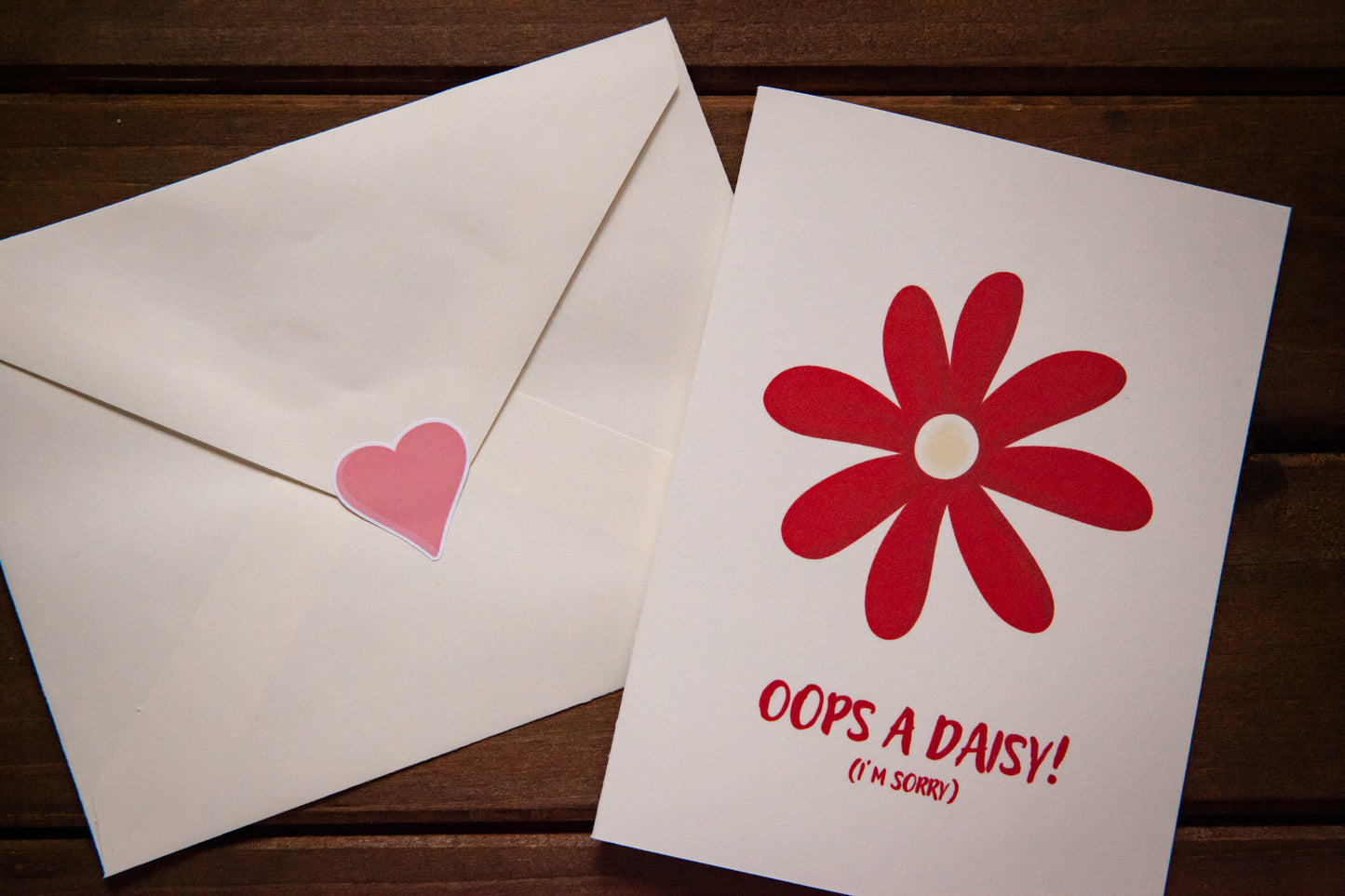 Oops A Daisy Apology Card