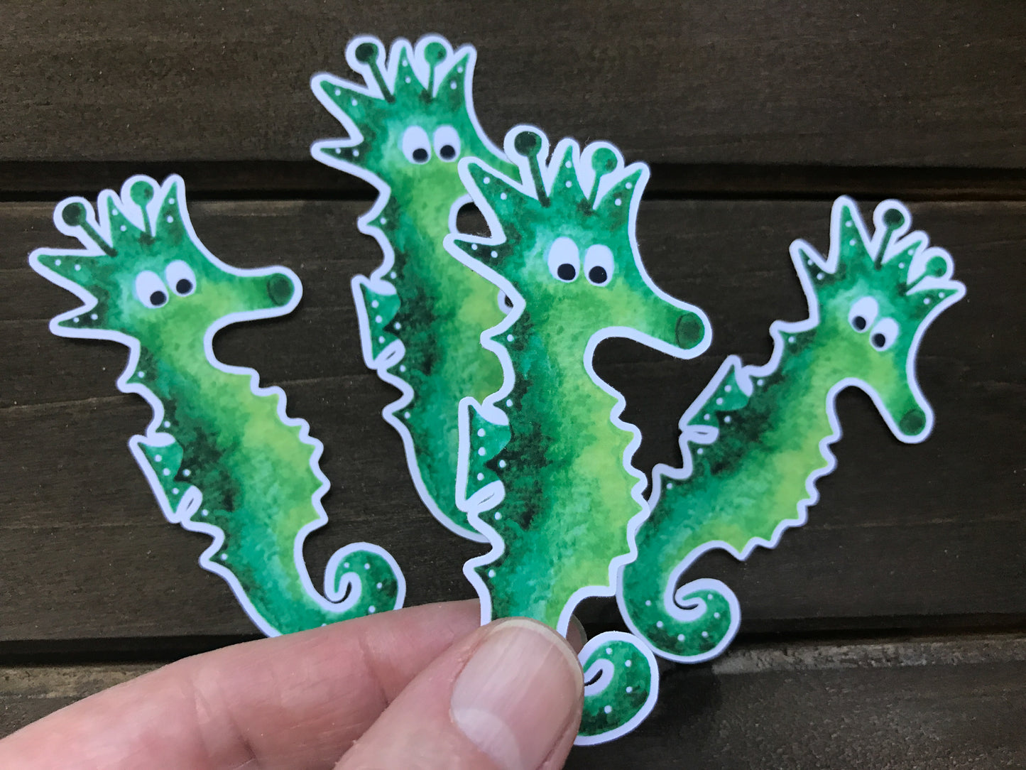Seahorse Die Cut Sticker