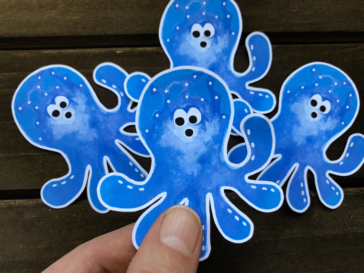 Octopus Die Cut Sticker
