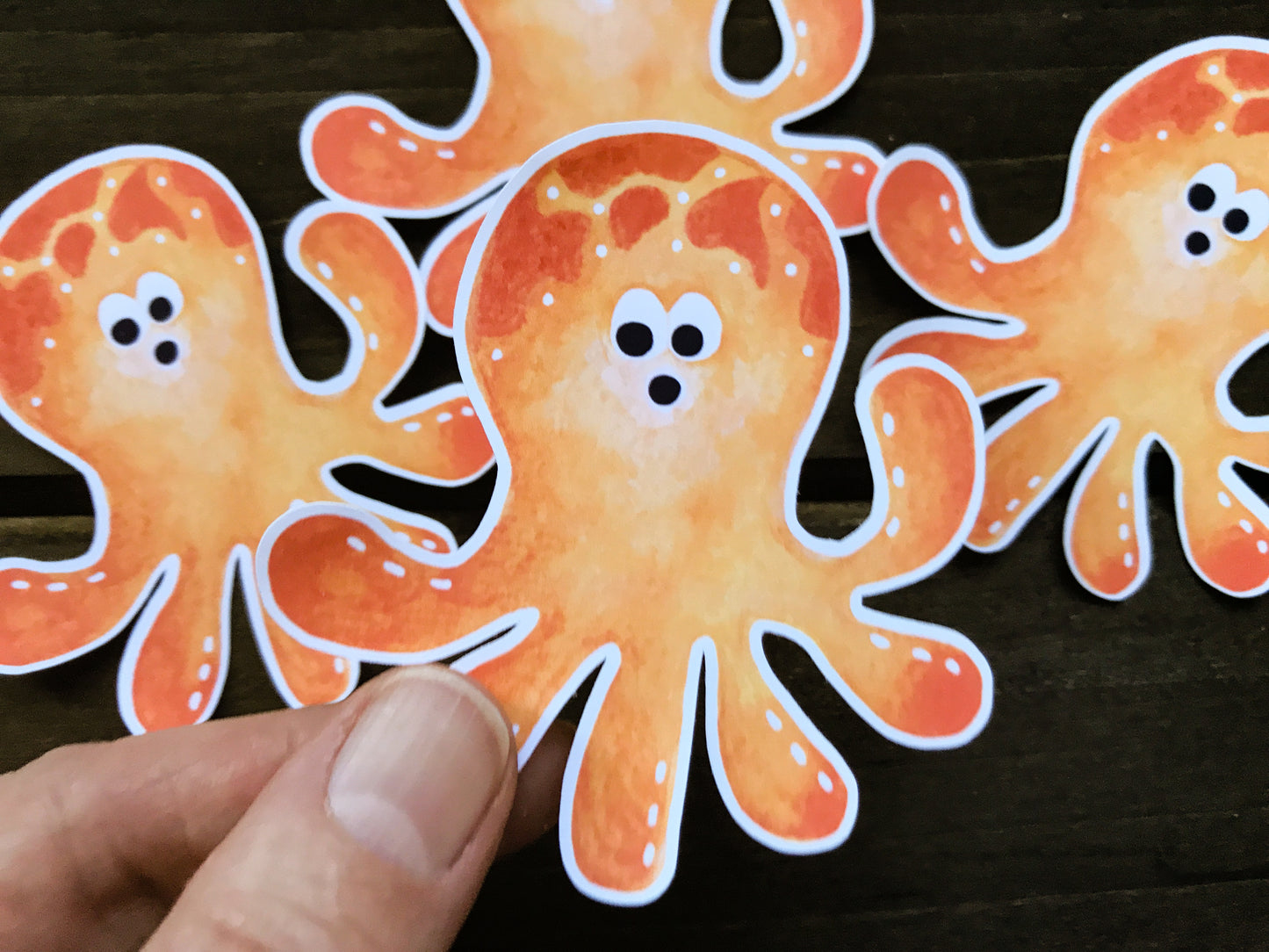 Octopus Die Cut Sticker