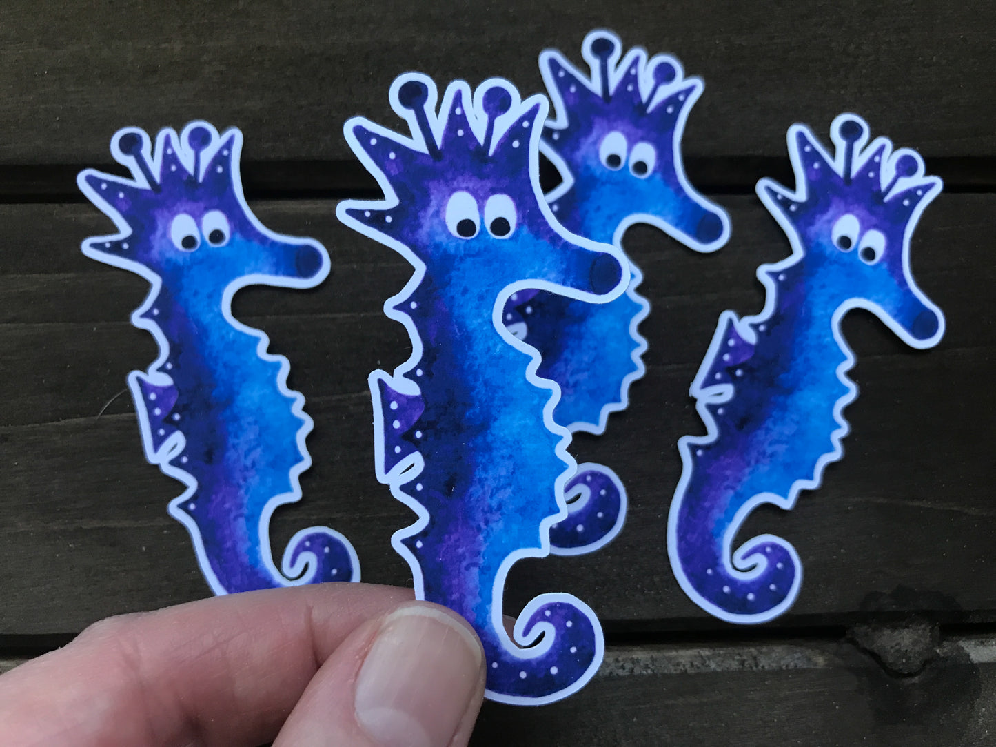 Seahorse Die Cut Sticker