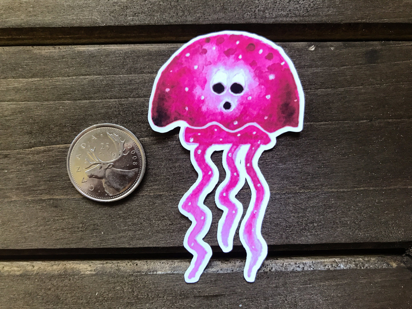 Jellyfish Die Cut Sticker