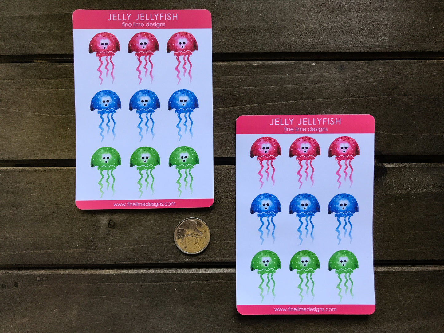 Jelly Jellyfish sticker sheet