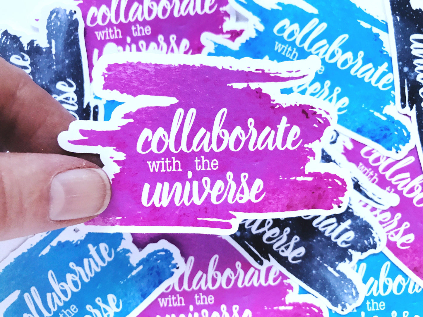 Collaborate with the Universe Die Cut Sticker