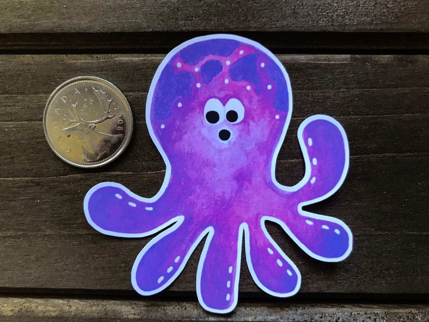 Octopus Die Cut Sticker