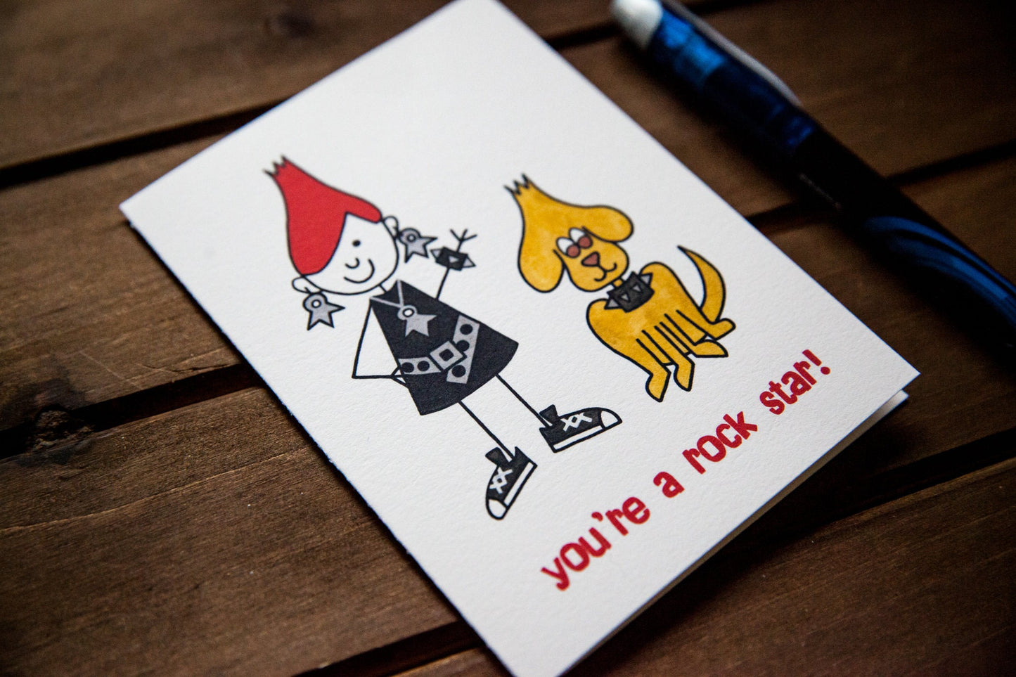 You're A Rock Star Card