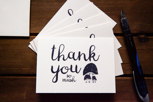 Mini Thank You So Mush Card 5 Pack