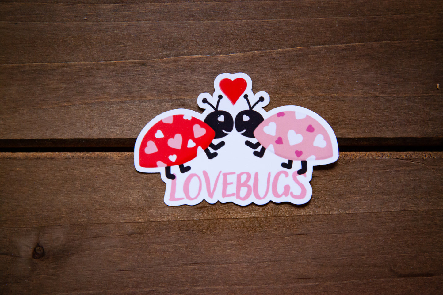 Lovebugs Die Cut Sticker