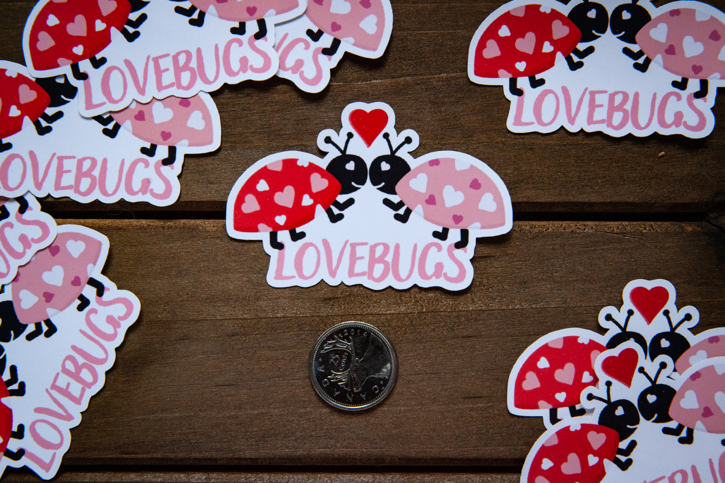 Lovebugs Die Cut Sticker