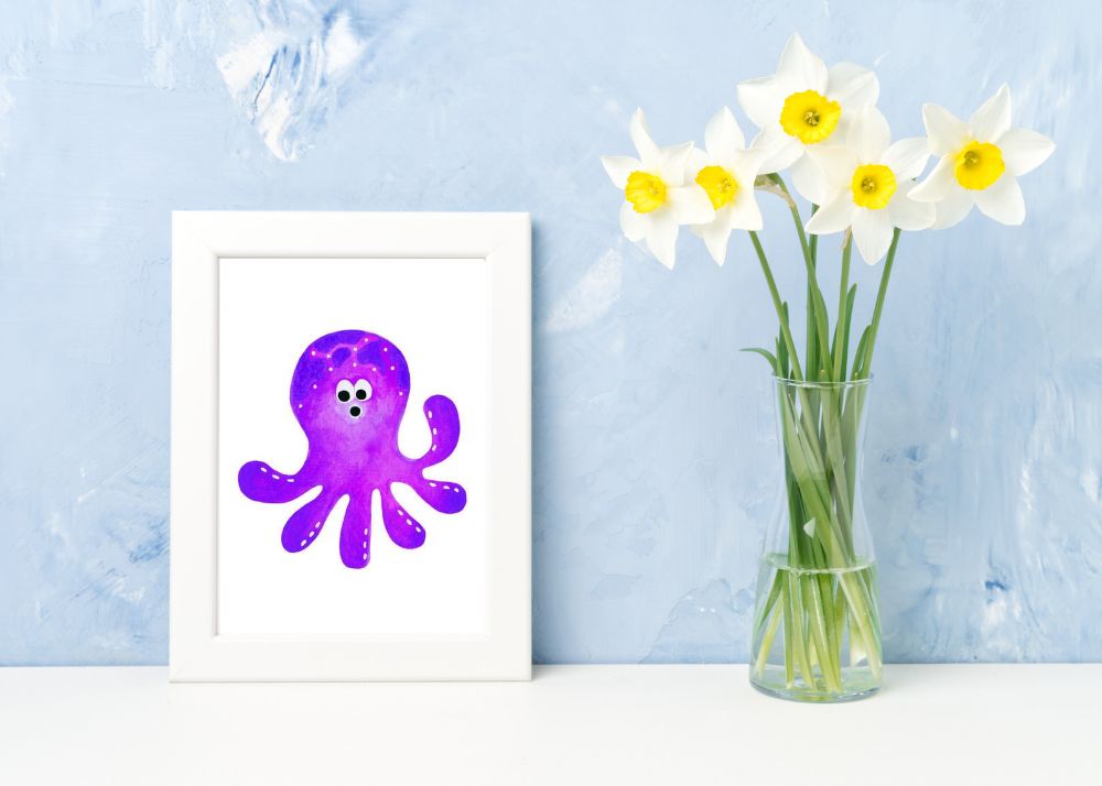Octopus 5x7 Art Print
