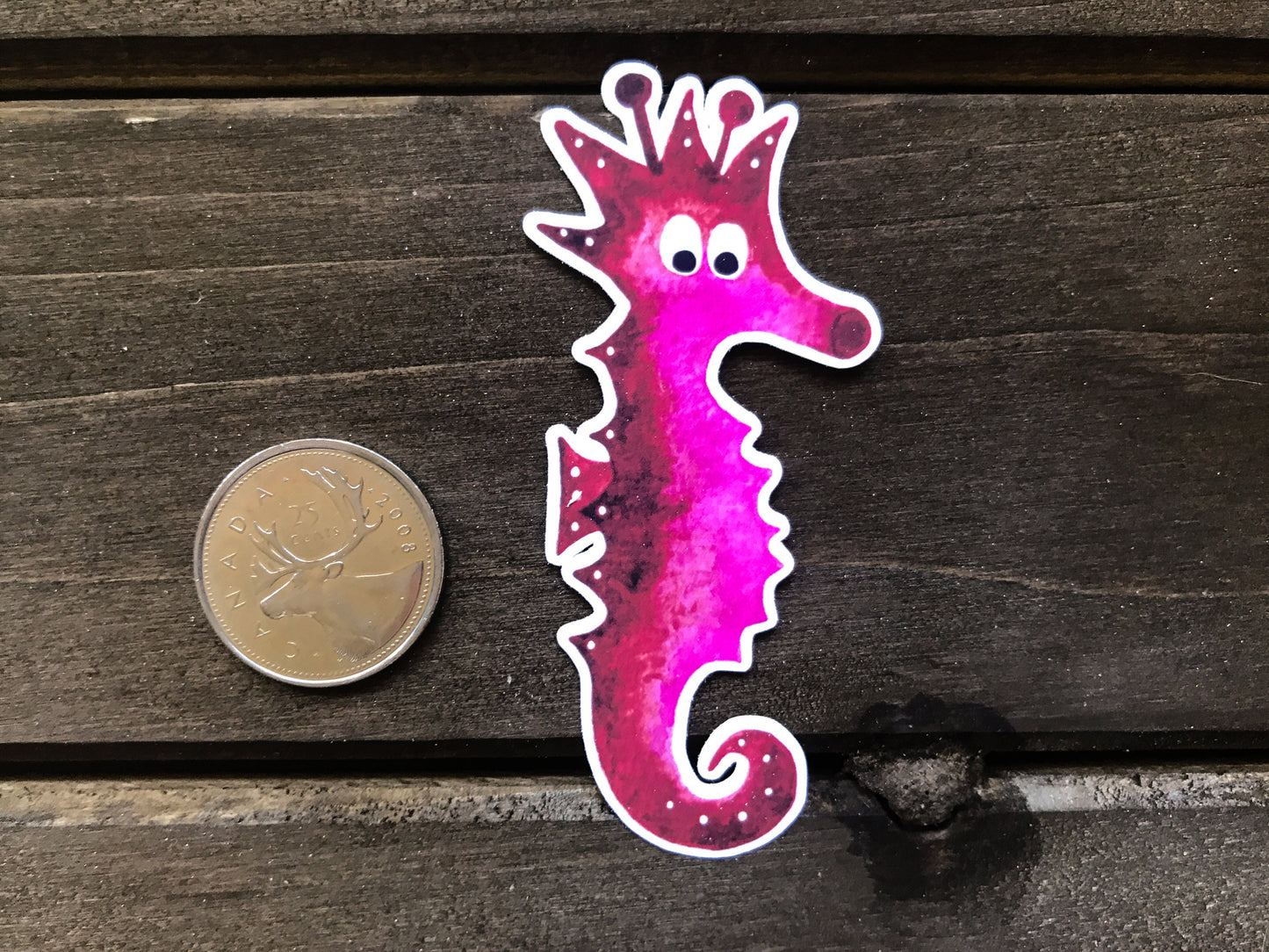 Seahorse Die Cut Sticker