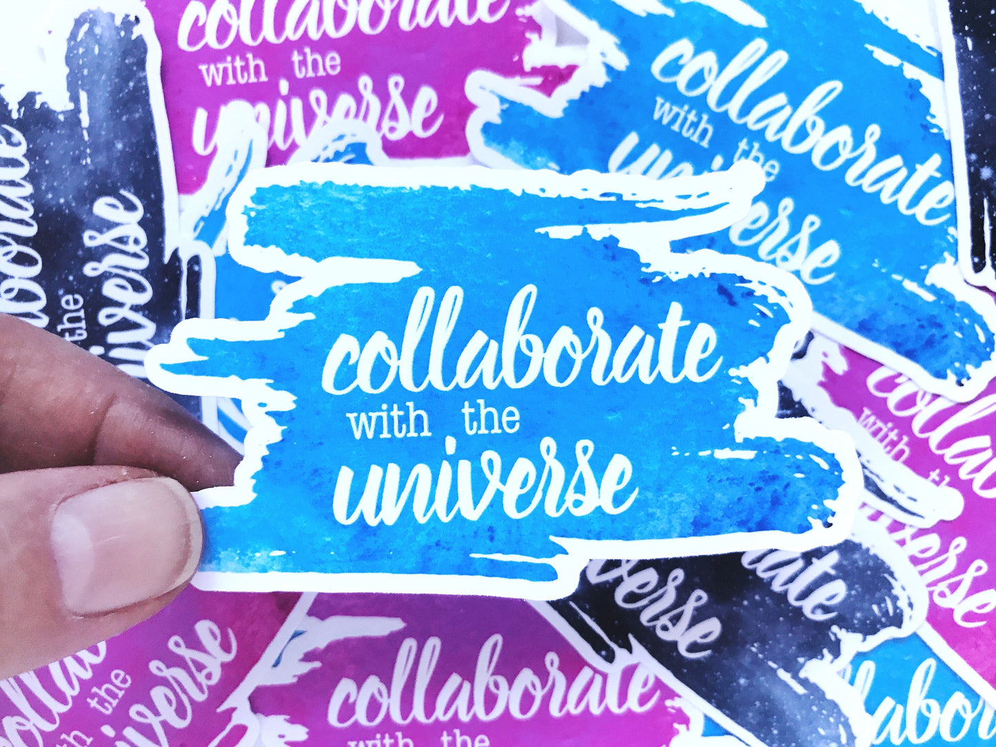 Collaborate with the Universe Die Cut Sticker