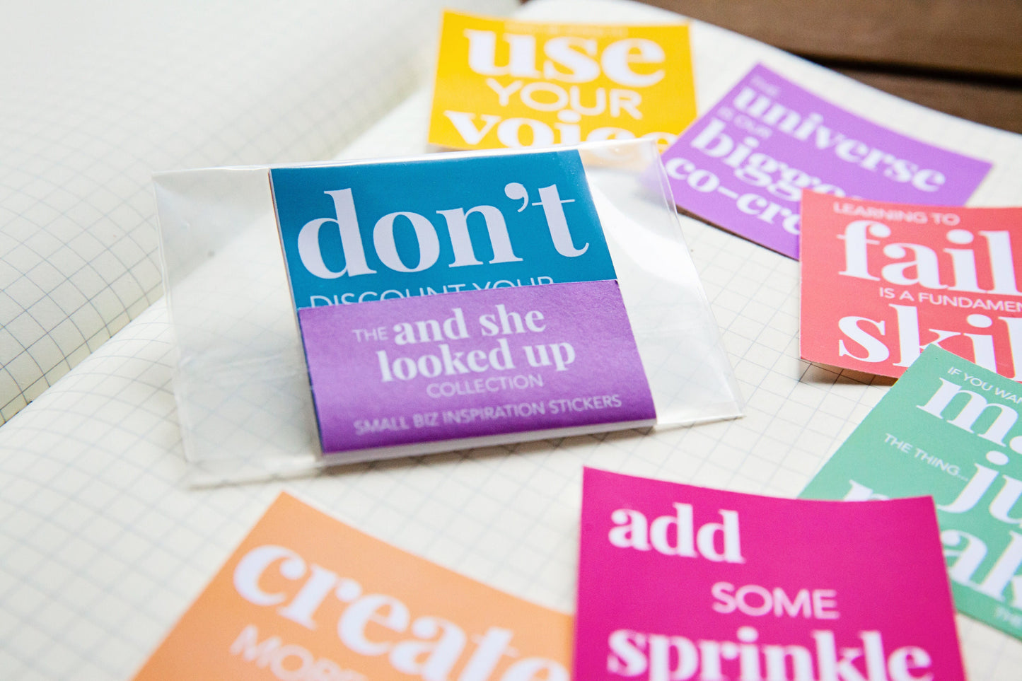 Affirmation Sticker Pack For Creatives - Bright