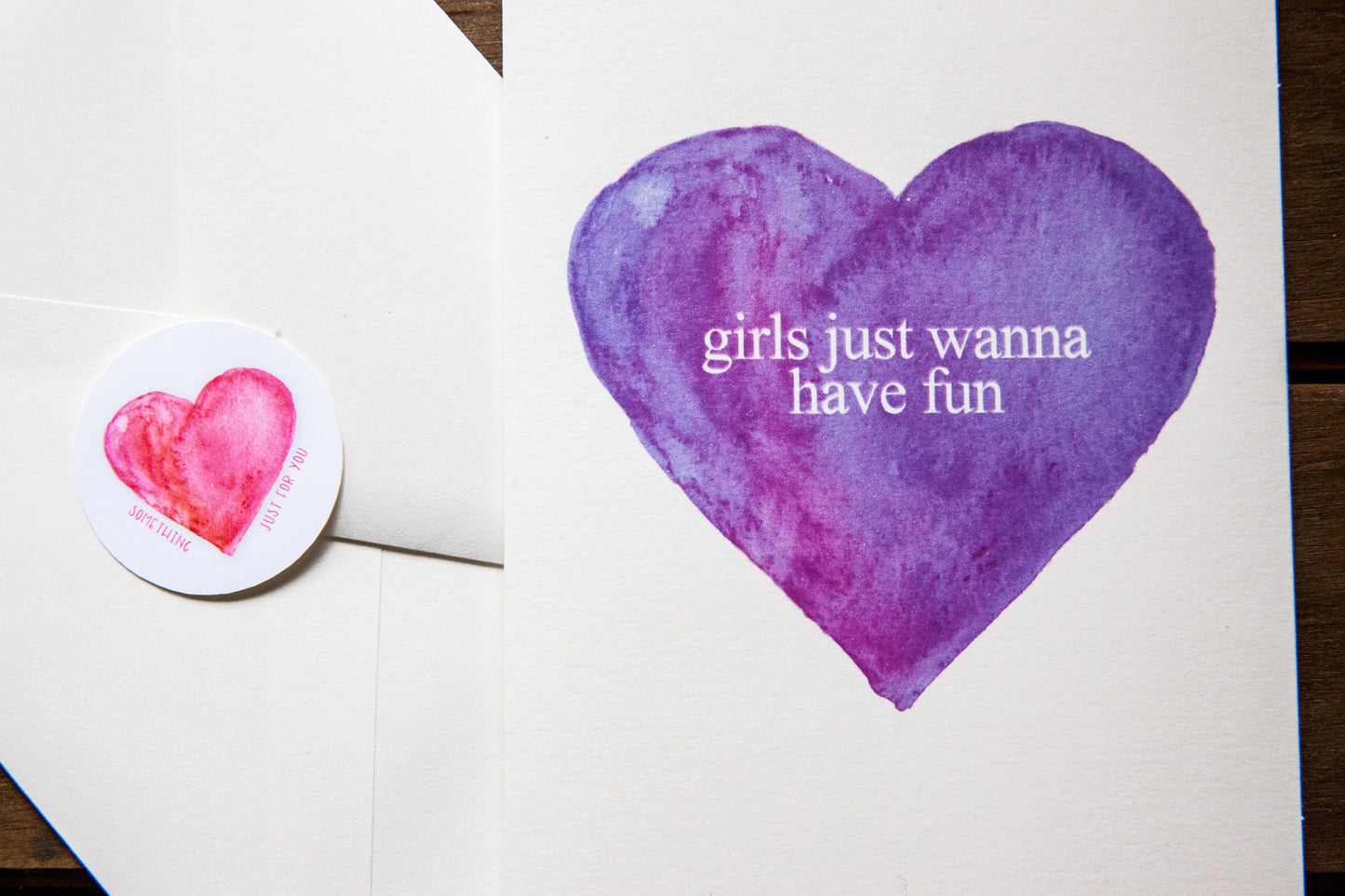 Girls Just Wanna Have Fun Card