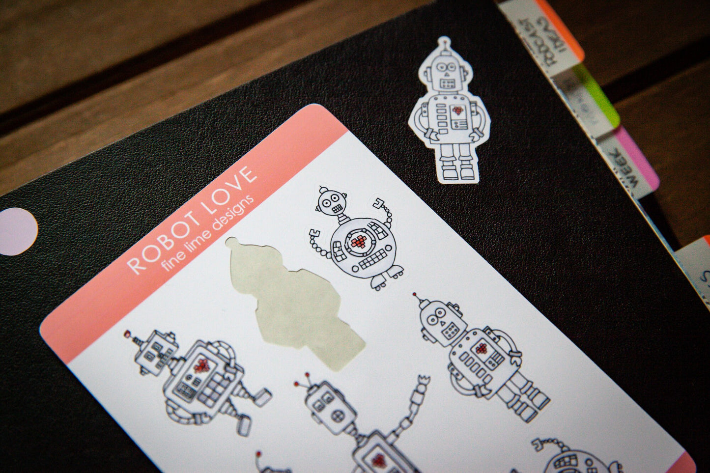Robot Love Sticker Sheet