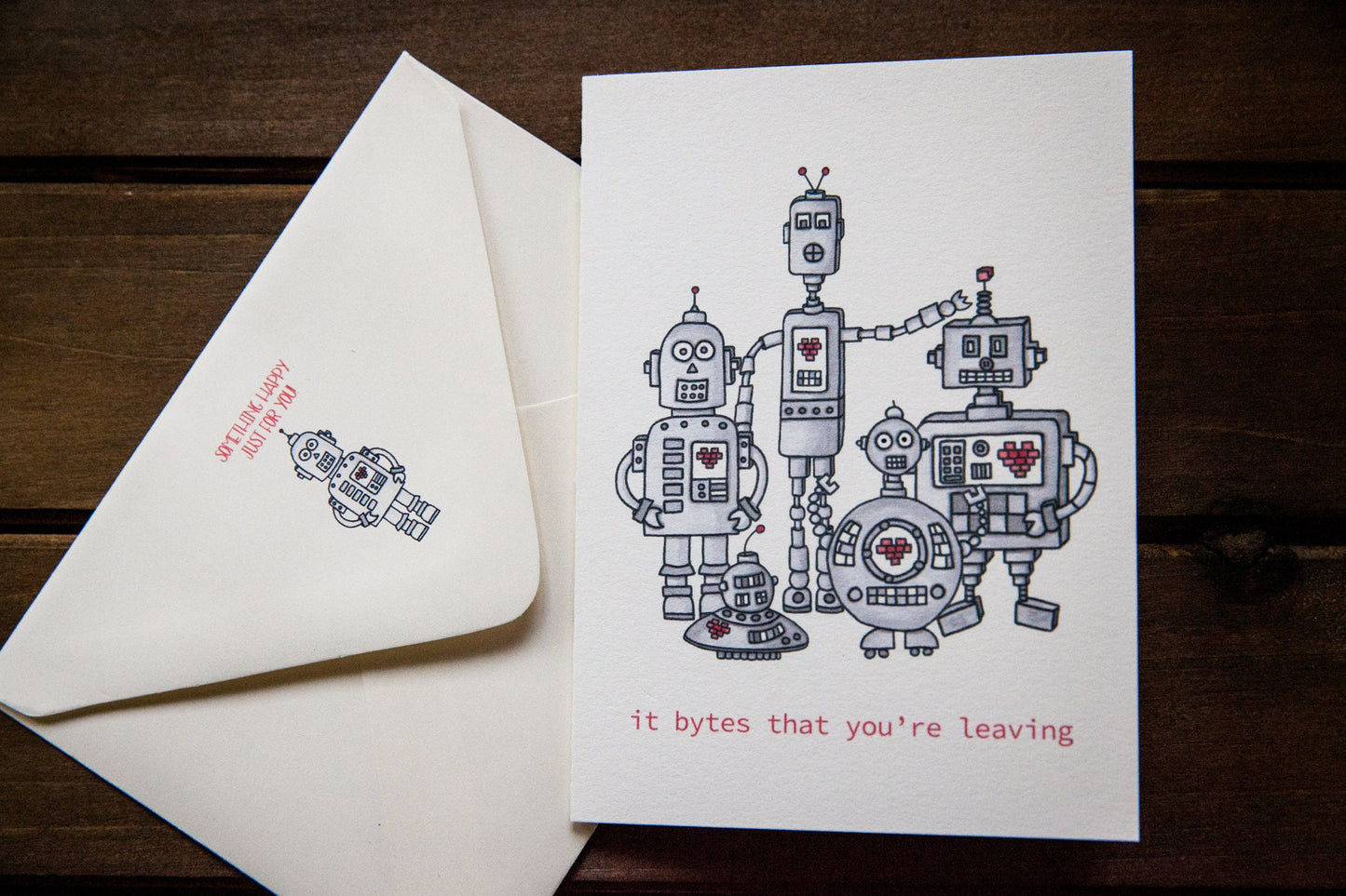 It Bytes You're Leaving  Card