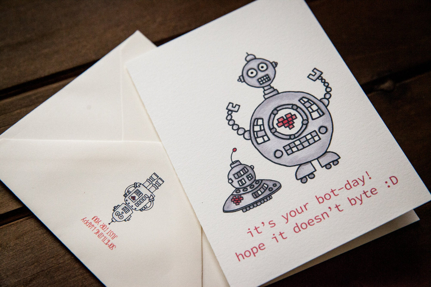 It's Your Bot-Day Hope It Doesn't Byte Birthday Card